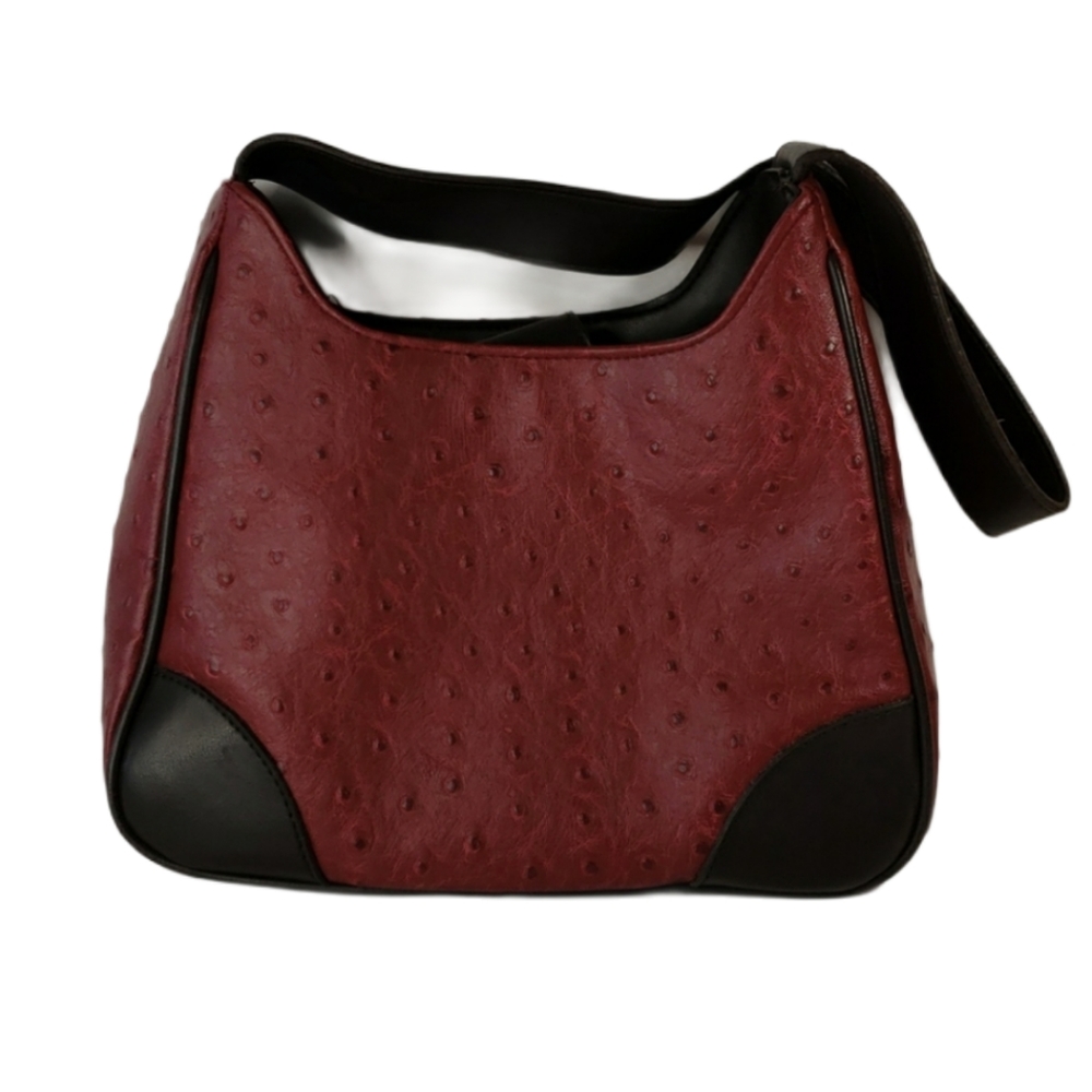 Faux Ostrich Leather Purse